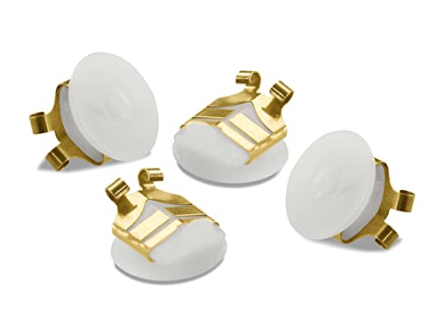 Lox Sichere Ohrring-Verschlüsse, goldfarben, 4 Stück von Lox