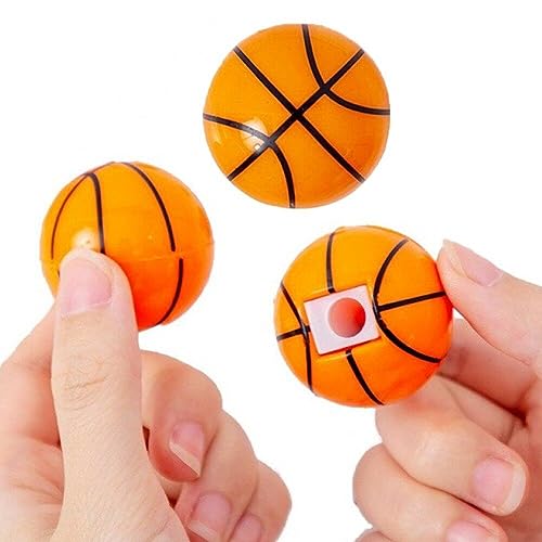 3 Stück Anspitzer Einzelloch Basketball Kleiner Anspitzer Plastik Schulsachen Schulbedarf von Lpitoy
