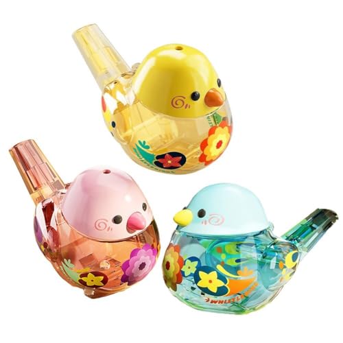 3-teilige Vogelpfeife, Lustige Wasserpfeife, Musikspielzeug Für Die Badezeit, Musikinstrument Für Wasser- Und Badespiele, Partygeschenke, Spaß 3-teilige Vogelpfeife, Lustige Wasserpfeife, Musikspielzeug Für Die Badezeit, Musikinstrument Für Wasser- Und Badespiele, Partygeschenke, Spaß von Lpitoy