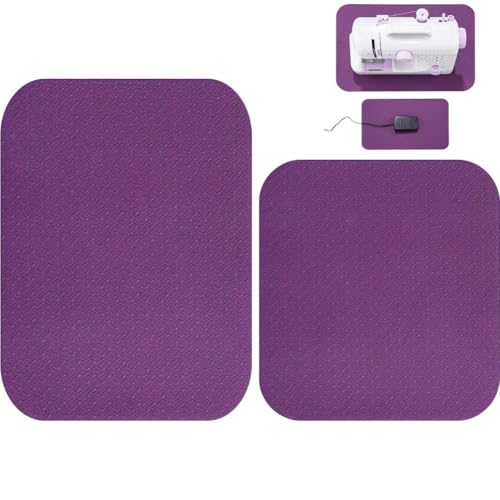 Lpitoy 2 Stück Nähmaschinen-dämpfungsmatte, Fußpedalmatte, 2 Größen, rutschfeste Maschinenunterlage, Reduziert Vibrationen, Geräusche, Verrutschen, Nähmaschinenzubehör Zum Quilten Und Sticken Lpitoy 2 Stück Nähmaschinen-dämpfungsmatte, Fußpedalmatte, 2 Größen, rutschfeste Maschinenunterlage, Reduziert Vibrationen, Geräusche, Verrutschen, Nähmaschinenzubehör Zum Quilten Und Sticken von Lpitoy