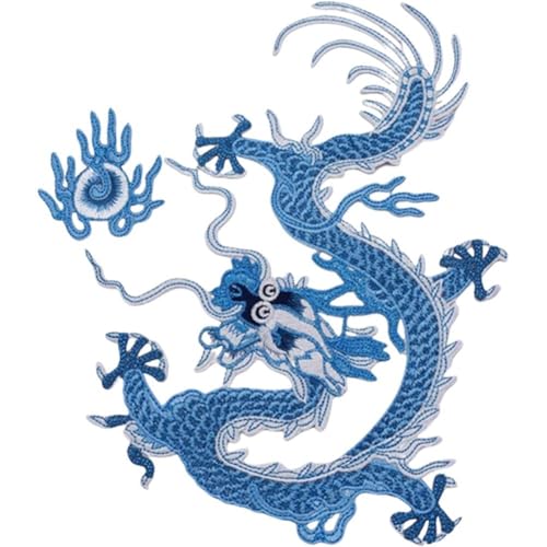 Lpitoy Chinesisches Fliegendes Drachentotem, Bestickte Applikationen Zum Aufnähen, Exquisite Drachenflicken Zum Reparieren Von Kleidung Und Rucksäcken Lpitoy Chinesisches Fliegendes Drachentotem, Bestickte Applikationen Zum Aufnähen, Exquisite Drachenflicken Zum Reparieren Von Kleidung Und Rucksäcken von Lpitoy