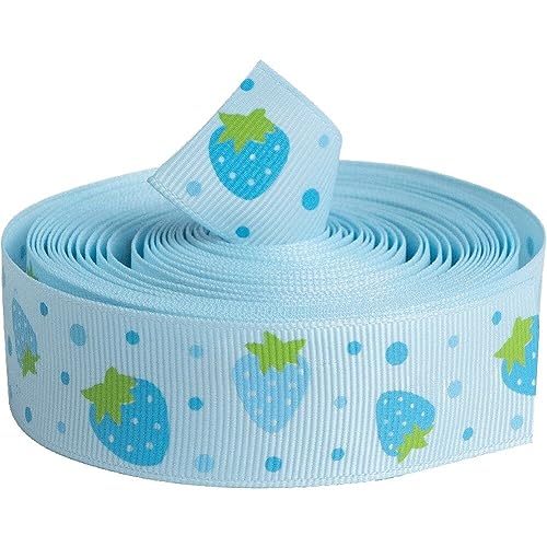 Lpitoy Druckbänder, Erdbeermuster, Schleifenband, Geschenkverpackung, Wickelband, Ripsband Zur Dekoration Lpitoy Druckbänder, Erdbeermuster, Schleifenband, Geschenkverpackung, Wickelband, Ripsband Zur Dekoration von Lpitoy