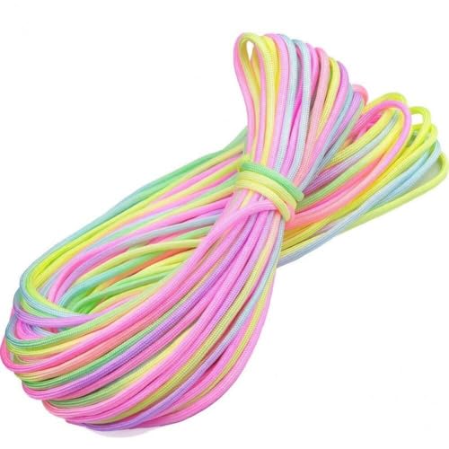 Lpitoy Elastische Regenbogenschnur, 4 Mm, Fallschirm-Lanyard-Seil, Regenbogen-elastische Kordel, Geflochtene Perlenschnur Für Fallschirm-Armband Lpitoy Elastische Regenbogenschnur, 4 Mm, Fallschirm-Lanyard-Seil, Regenbogen-elastische Kordel, Geflochtene Perlenschnur Für Fallschirm-Armband von Lpitoy
