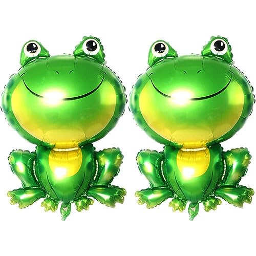 Lpitoy Frosch-Folien-Walking-Ballons 2 Stück Großer Frosch-Heliumballon Folienballons Tierthema Babyparty Geburtstagsfeierdekoration Lpitoy Frosch-Folien-Walking-Ballons 2 Stück Großer Frosch-Heliumballon Folienballons Tierthema Babyparty Geburtstagsfeierdekoration von Lpitoy