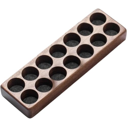 Lpitoy Halter Für Ätherische Öle Aus Walnussholz, Ständer, Kaffeebohnen-aufbewahrung, Organizer, Make-up, Nagellack, Parfüm-Regal, 14 Fächer Lpitoy Halter Für Ätherische Öle Aus Walnussholz, Ständer, Kaffeebohnen-aufbewahrung, Organizer, Make-up, Nagellack, Parfüm-Regal, 14 Fächer von Lpitoy