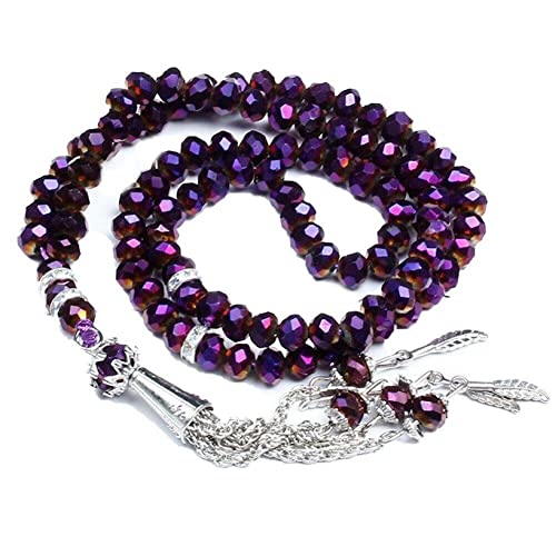 Lpitoy Islamische Muslimische Gebetsperlen Glaskristall Tasbih Misbaha Rondelle Gehobene Facettierte Glasperlenmode Für Mohammed Rosenkranzschmuck Lpitoy Islamische Muslimische Gebetsperlen Glaskristall Tasbih Misbaha Rondelle Gehobene Facettierte Glasperlenmode Für Mohammed Rosenkranzschmuck von Lpitoy