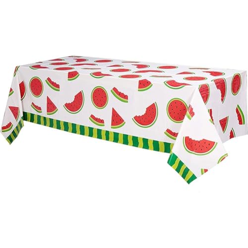 Lpitoy Wassermelonen-tischdecke, Sommer-Frucht-Themen-tischdecke, Geburtstags-tischdecke Für Sommer, Strand, Pool, Obst-Party-Dekoration von Lpitoy