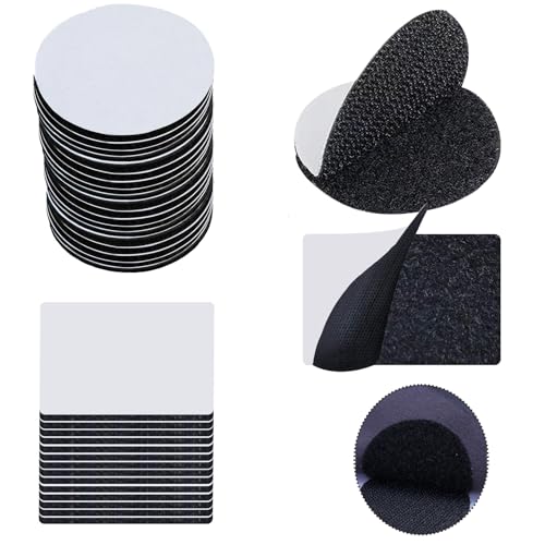 20 Paare Klettband Selbstklebend, Runde und Rechteck Nylon Doppelseitig Klettverschluss Selbstklebend Befestigung Ohne Bohren Wiederverwendbar für Wände Boden tür Kunststoffe Gläser 20 Paare Klettband Selbstklebend, Runde und Rechteck Nylon Doppelseitig Klettverschluss Selbstklebend Befestigung Ohne Bohren Wiederverwendbar für Wände Boden tür Kunststoffe Gläser von Lpolkvemelh