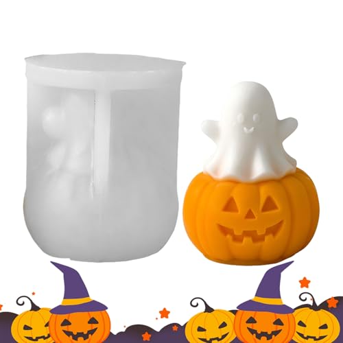 Halloween Silikonform Kürbis Und Geisters, 3D Silikonformen Gießformen, Kürbis&geisters Kerzenformen Zum Gießen, Silikon Gießform Halloween, Gießformen Silikon Für Halloweens Deko Kerze, Handwerk Halloween Silikonform Kürbis Und Geisters, 3D Silikonformen Gießformen, Kürbis&geisters Kerzenformen Zum Gießen, Silikon Gießform Halloween, Gießformen Silikon Für Halloweens Deko Kerze, Handwerk von Lpoppcx