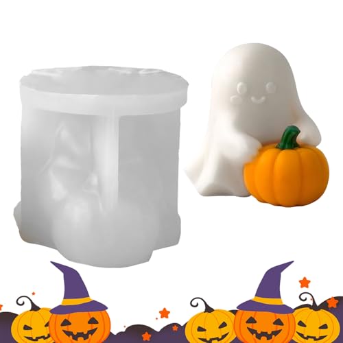 Halloween Silikonform Kürbis Und Geisters, 3D Silikonformen Gießformen, Kürbis&geisters Kerzenformen Zum Gießen, Silikon Gießform Halloween, Gießformen Silikon Für Halloweens Deko Kerze, Handwerk Halloween Silikonform Kürbis Und Geisters, 3D Silikonformen Gießformen, Kürbis&geisters Kerzenformen Zum Gießen, Silikon Gießform Halloween, Gießformen Silikon Für Halloweens Deko Kerze, Handwerk von Lpoppcx