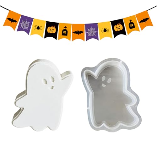 Lpoppcx Halloween Silikoneformen - Kerzenherstellung Formen | Handgemachte Dekorationsfiguren Gipsformen Für Knete Epoxidharz Anhänger Seife Schokolade Pralinen Lpoppcx Halloween Silikoneformen - Kerzenherstellung Formen | Handgemachte Dekorationsfiguren Gipsformen Für Knete Epoxidharz Anhänger Seife Schokolade Pralinen von Lpoppcx
