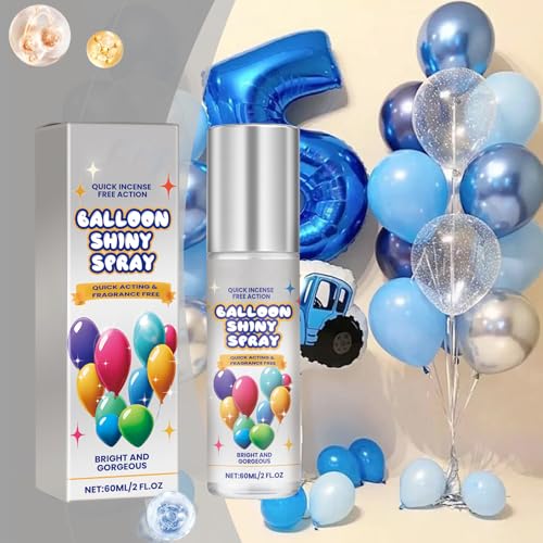 Lpsdssre Ballon Glanz | Ballon-Veredelungsspray 60ml | Mattierender Nebel für Veranstaltungen Feiern Hochzeiten Zuhause Indoor Feste Partys von Lpsdssre