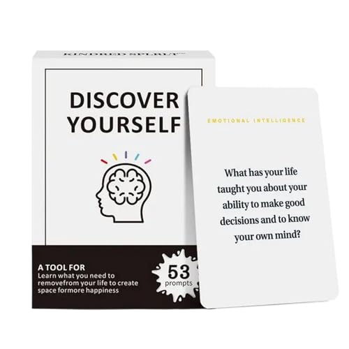 Lpsdssre Discover Yourself Spielkarten, Familien-Nachtspiel, positives Kartendeck, tragbar, einfach überall hin mitzunehmen, 9 x 6,5 x 3 cm, für Familientreffen, Dinnerparty Lpsdssre Discover Yourself Spielkarten, Familien-Nachtspiel, positives Kartendeck, tragbar, einfach überall hin mitzunehmen, 9 x 6,5 x 3 cm, für Familientreffen, Dinnerparty von Lpsdssre