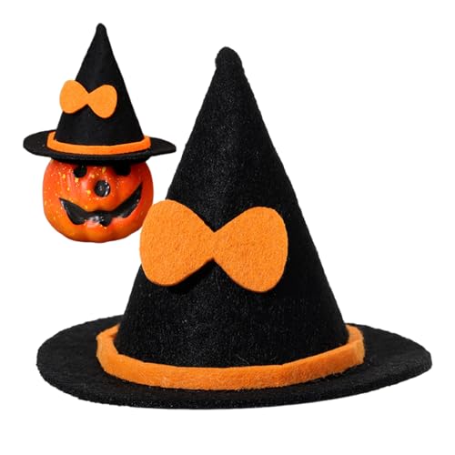 Lpsdssre Halloween Tischdekoration Mittelpunkt, Indoor Halloween Raumdeko, Hexenhut Dekoaufsatz Für Zimmer Wohnung Deko Bastelprojekt Fotomotive Erwachsene von Lpsdssre