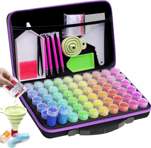 Lrocotanc 60 Dosen Diamond Painting Zubehör Boxen - Portabilität Aufbewahrungsbox für Diamond Painting Erwachsene, für Bilder Steine Perlen und DIY Handwerkswerkzeuge Set Lrocotanc 60 Dosen Diamond Painting Zubehör Boxen - Portabilität Aufbewahrungsbox für Diamond Painting Erwachsene, für Bilder Steine Perlen und DIY Handwerkswerkzeuge Set von Lrocotanc
