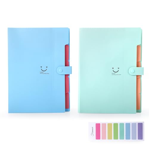 Mappe A4 - Postmappe - 2-stückiges Set - mit Aufklebern - Mappe - Türkis und Blau - A4-Ordner/Aktenordner/Dateiordner/Aktenmappe - Büro,Haushalts- und Schuleinrichtung zur Dokumentenaufbewahrung Mappe A4 - Postmappe - 2-stückiges Set - mit Aufklebern - Mappe - Türkis und Blau - A4-Ordner/Aktenordner/Dateiordner/Aktenmappe - Büro,Haushalts- und Schuleinrichtung zur Dokumentenaufbewahrung von Lrocotanc