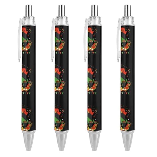 Lrtyuasq Happy Kwanzaa Druckkugelschreiber, Schreibkugelschreiber, schwarze Tinte, Kugelschreiber, Geschenke für Studenten, Büro, Schreibwaren von Lrtyuasq
