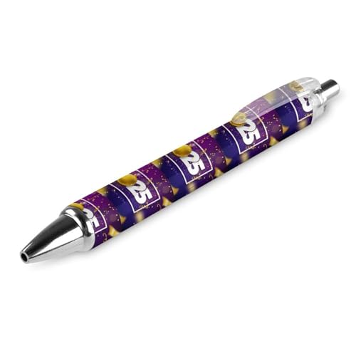 Lrtyuasq Happy New Year 2025 Druckkugelschreiber Schreibkugelschreiber Schwarze Tinte Kugelschreiber Geschenke für Studenten Büro Schreibwaren von Lrtyuasq
