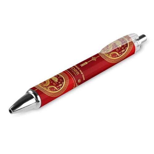 Lrtyuasq Jahr der Schlange 2025 Happy Chinese New Year 2025 Druckkugelschreiber Schreibkugelschreiber Schwarze Tinte Kugelschreiber Geschenke für Studenten Büro Schreibwaren von Lrtyuasq