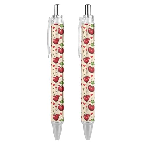 Lrtyuasq Kugelschreiber mit Kirschblüten-Herz, einziehbar, Geschenke, Stift für Büro, Arbeit, Geschäft, Stifte Lrtyuasq Kugelschreiber mit Kirschblüten-Herz, einziehbar, Geschenke, Stift für Büro, Arbeit, Geschäft, Stifte von Lrtyuasq
