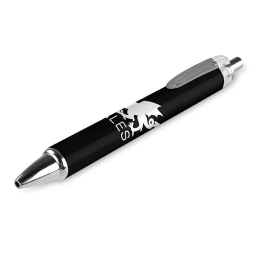 Lrtyuasq Lustiger einziehbarer Kugelschreiber mit walisischer Flagge, 0,5 mm, Kugelschreiber, Arbeitsstifte, Geschenke für Offizier, Unisex von Lrtyuasq