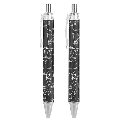 Lrtyuasq Mathematische Algebra Gleichungen Formeln Kugelschreiber Druckkugelschreiber Arbeitsstift Rolling Ball Pens für Büro Schulbedarf von Lrtyuasq