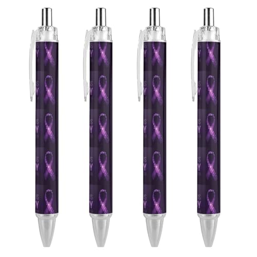 Lrtyuasq November Is National Epilepsy Awareness Month Druckkugelschreiber Schreibkugelschreiber Schwarze Tinte Kugelschreiber Geschenke für Studenten Büro Schreibwaren von Lrtyuasq