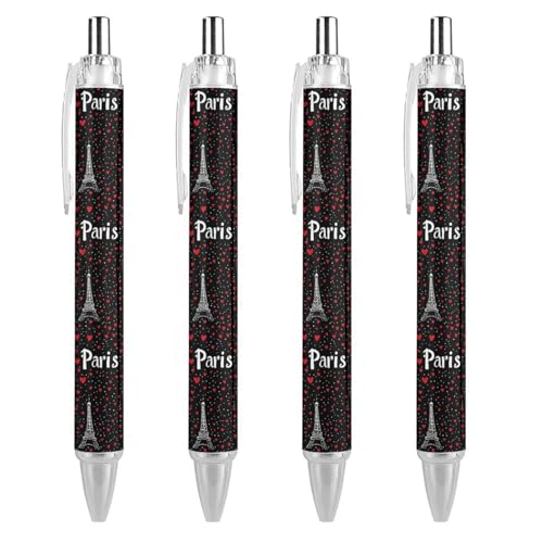 Lrtyuasq Paris Eiffelturm Kugelschreiber Einziehbare Geschenke Stift für Büro Arbeit Business Stifte Lrtyuasq Paris Eiffelturm Kugelschreiber Einziehbare Geschenke Stift für Büro Arbeit Business Stifte von Lrtyuasq