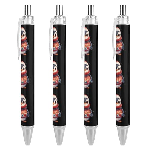Lrtyuasq Pinguin trägt Weihnachtspullover Druckkugelschreiber 0,5 mm Kugelschreiber, glattes Schreiben und weicher Griff für Büro-Schreibtischbedarf, Stil Lrtyuasq Pinguin trägt Weihnachtspullover Druckkugelschreiber 0,5 mm Kugelschreiber, glattes Schreiben und weicher Griff für Büro-Schreibtischbedarf, Stil von Lrtyuasq