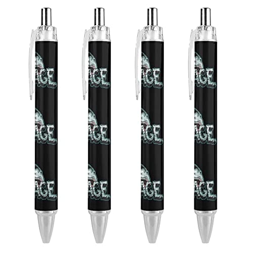 Lrtyuasq Savage Shark Kugelschreiber Druckkugelschreiber Kugelschreiber Tragbarer blauer Tintenstift für Home Office von Lrtyuasq