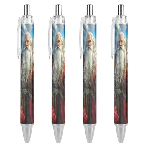Lrtyuasq Un-icorn Storm Chaser Wizard Red Dragon Kugelschreiber, einziehbar, Geschenke, Stift für Büro, Arbeit, Geschäft, Stifte Lrtyuasq Un-icorn Storm Chaser Wizard Red Dragon Kugelschreiber, einziehbar, Geschenke, Stift für Büro, Arbeit, Geschäft, Stifte von Lrtyuasq