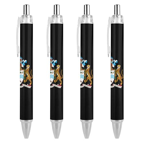 Lrtyuasq Wappen von Guyana Kugelschreiber für Männer und Frauen, Druckkugelschreiber, 0,5 mm, blau, lustig bedruckt Lrtyuasq Wappen von Guyana Kugelschreiber für Männer und Frauen, Druckkugelschreiber, 0,5 mm, blau, lustig bedruckt von Lrtyuasq
