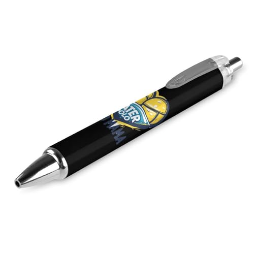 Lrtyuasq Water Polo Mama Druckkugelschreiber Blaue Tinte Kugelschreiber für Büro Zuhause von Lrtyuasq