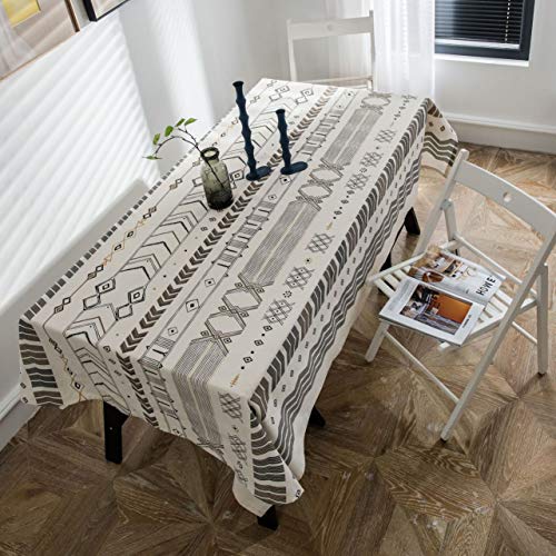 Lsimeru Boho Tischdecke Abwaschbar Leinenoptik 140x300 Geometrisches Fischgrätenmuster Tischtuch Garten Eechteckig Elegant Klassisch Tafeltuch Staubdicht Küchentisch Abdeckung für Esstisch Lsimeru Boho Tischdecke Abwaschbar Leinenoptik 140x300 Geometrisches Fischgrätenmuster Tischtuch Garten Eechteckig Elegant Klassisch Tafeltuch Staubdicht Küchentisch Abdeckung für Esstisch von Lsimeru