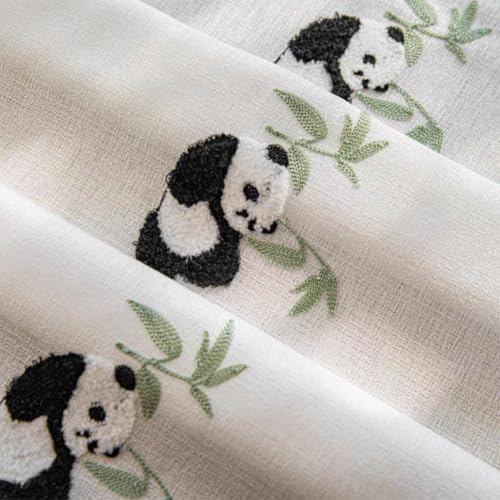 Lsimeru Gardinen Mädchenzimmer Ösen Transparent mit Panda Bambus Muster-Vorhang Durchsichtig Weiß Tiere-Ösenvorhang Ösenschal für Kinderzimmer Babyzimmer 1 Stück,140x160 Lsimeru Gardinen Mädchenzimmer Ösen Transparent mit Panda Bambus Muster-Vorhang Durchsichtig Weiß Tiere-Ösenvorhang Ösenschal für Kinderzimmer Babyzimmer 1 Stück,140x160 von Lsimeru