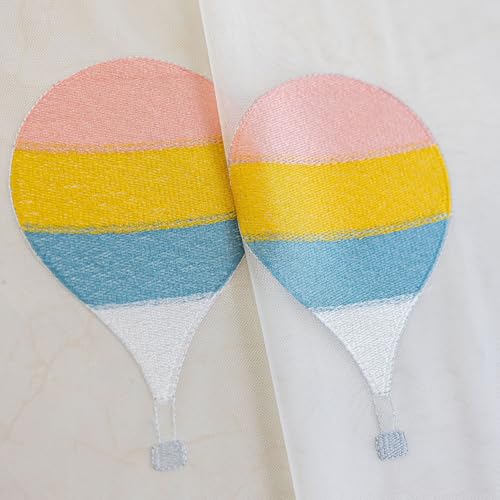 Lsimeru Kindervorhang Mädchen Transparent Kurz Regenbogen Ballon Sterne Mond Gardinen Vorhäng Durchsichtig Weiß Muster 2er Set Ösen Ösenschal für Kinderzimmer Babyzimmer Lsimeru Kindervorhang Mädchen Transparent Kurz Regenbogen Ballon Sterne Mond Gardinen Vorhäng Durchsichtig Weiß Muster 2er Set Ösen Ösenschal für Kinderzimmer Babyzimmer von Lsimeru