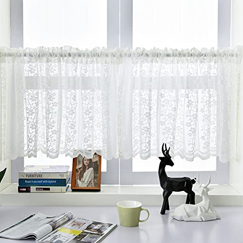 Lsimeru Küchengardine Landhausstil Set Weiss Bistrogardine Schiebegardine Küchenfenster Transparent Kurz Fenster Kurzgardinen Küche Cafe Romantisch Heimdekoration 1 Stück,60x200cm Lsimeru Küchengardine Landhausstil Set Weiss Bistrogardine Schiebegardine Küchenfenster Transparent Kurz Fenster Kurzgardinen Küche Cafe Romantisch Heimdekoration 1 Stück,60x200cm von Lsimeru