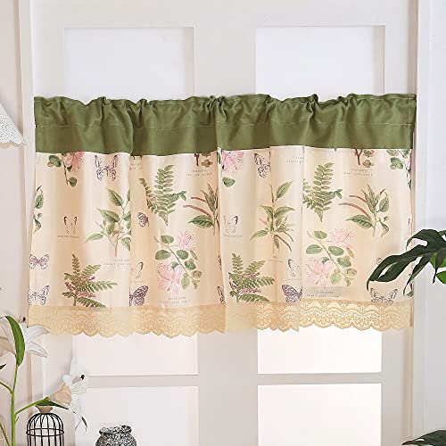 Lsimeru Schiebegardine Küchenfenster Kurz Fenster mit Blumemuster Bistrogardine Modern Blickdicht Kurzgardinen Kurzvorhang Fensterdeko Küche Cafe 1 Stück,130x80cm Lsimeru Schiebegardine Küchenfenster Kurz Fenster mit Blumemuster Bistrogardine Modern Blickdicht Kurzgardinen Kurzvorhang Fensterdeko Küche Cafe 1 Stück,130x80cm von Lsimeru