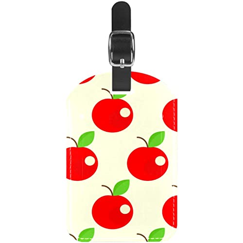 Reisetaschen-Etiketten aus PU-Leder mit Obst-Koffer-Etiketten, personalisiertes Design Reisetaschen-Etiketten aus PU-Leder mit Obst-Koffer-Etiketten, personalisiertes Design von Lsjuee