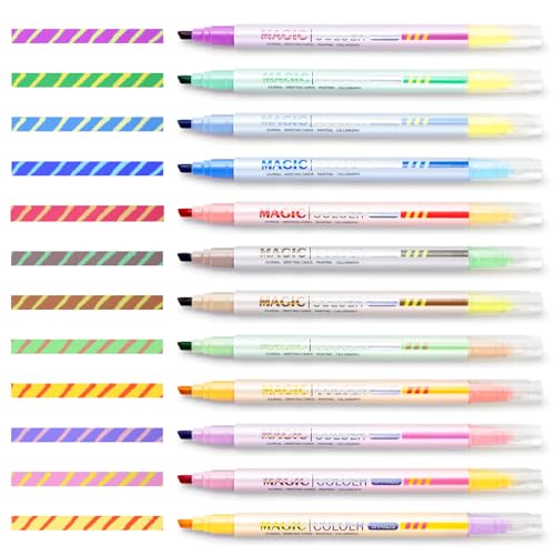 Lsnisni Pastell Textmarker, 12 Stück Bibel Highlighter Set, Veränderbare Farbe, Mehrere Farben, Kreative Marker, Undurchlässig, Ästhetische Niedlich, Ideal für Geschenk, Bibel Lsnisni Pastell Textmarker, 12 Stück Bibel Highlighter Set, Veränderbare Farbe, Mehrere Farben, Kreative Marker, Undurchlässig, Ästhetische Niedlich, Ideal für Geschenk, Bibel von Lsnisni