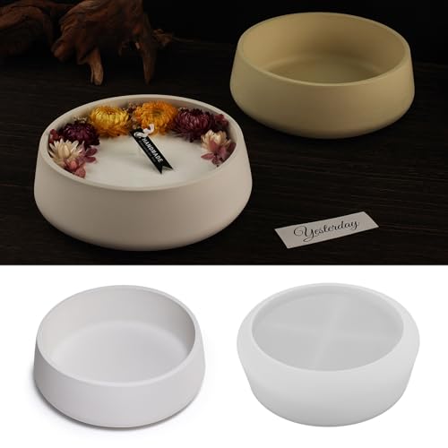 Lsydgn Silikonformen Gießformen Schale Geriffelt,Silikonformen Gießformen Kerzenhalter, Silikonformen Gießformen Schale Groß, Runde Silikonformschale Für Diy Tablett Obsttablett Kunsthandwerk Lsydgn Silikonformen Gießformen Schale Geriffelt,Silikonformen Gießformen Kerzenhalter, Silikonformen Gießformen Schale Groß, Runde Silikonformschale Für Diy Tablett Obsttablett Kunsthandwerk von Lsydgn