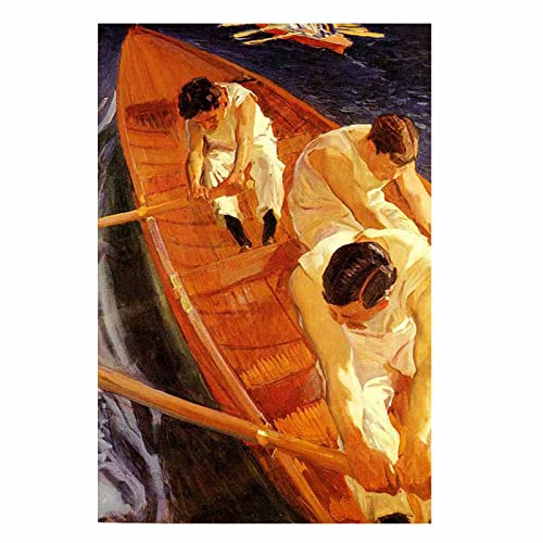 Ltt-Ydd-Ccl Joaquin Sorolla y Bastida Leinwandbild Wandbilder Bilder Wohnzimmer Deko Schlafzimmer Leinwand Gemälde Wandbild Ungerahmt Kunstdruck (40x60cm-16x24inch) Ungerahmt von Ltt-Ydd-Ccl