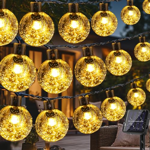 LuJasi Solar Lichterkette Aussen 18M 100LED (Warmweiß) von LuJasi