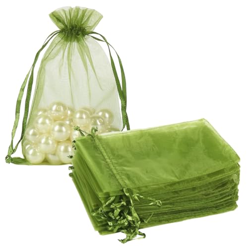 LuLiyLdJ 10 Stück Grün Organzasäckchen 10x15 cm, Säckchen zum Befüllen, Mitgebsel Tüten, Süßigkeiten Tüten, Organza Säckchen, Geschenktüten für Hochzeiten LuLiyLdJ 10 Stück Grün Organzasäckchen 10x15 cm, Säckchen zum Befüllen, Mitgebsel Tüten, Süßigkeiten Tüten, Organza Säckchen, Geschenktüten für Hochzeiten von LuLiyLdJ