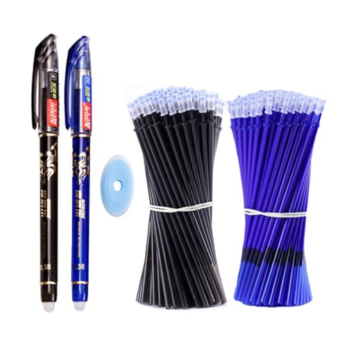 LuLiyLdJ Radierbare Stifte, Gelstifte Radierbar, Radiergummi Stift, Kugelschreiber zum Radieren, 2 Stück Tintenroller Radierbar 0.5mm Löschbarer Stift mit 20 Nachfüllungen und 1 Radiergummis LuLiyLdJ Radierbare Stifte, Gelstifte Radierbar, Radiergummi Stift, Kugelschreiber zum Radieren, 2 Stück Tintenroller Radierbar 0.5mm Löschbarer Stift mit 20 Nachfüllungen und 1 Radiergummis von LuLiyLdJ