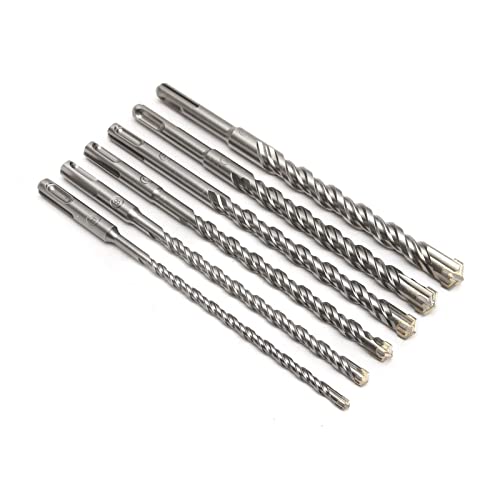 Bohrhammer-Rotationsbohrer, 6-16 mm x 210 mm, SDS-Plus Hartmetallspitze, 6 Stück von LuMOUzhou