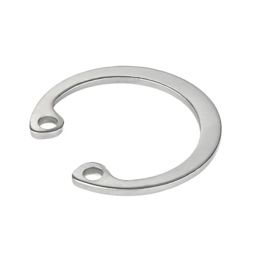 C-förmige Klemmen aus Kohlenstoffstahl Außenring Clipringe 304 Edelstahl C-Typ Interner Sicherungsring Halteclip Sprengring M8-M75(M72-1pcs) von LuMOUzhou