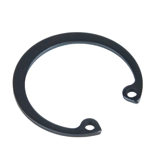 C-förmige Klemmen aus Kohlenstoffstahl Außenring Sicherungsringe for Innensicherungen, C-Clip, M8-M72, Schwarz, 65Mn Stahl, 2er-Packung, 50 Stück(M40 (10pcs)) von LuMOUzhou