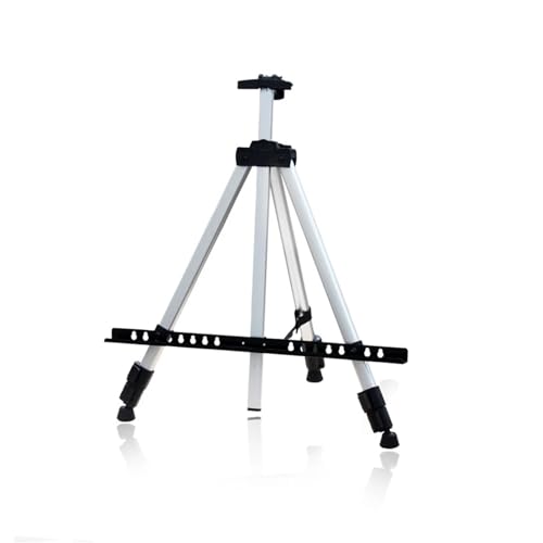 Einstellbare Malerei Dreifach Metall-Staffelei, verstellbar, zusammenklappbar, dreibeinig, mehrfarbig, 51–153 cm(Onecolor) von LuMOUzhou