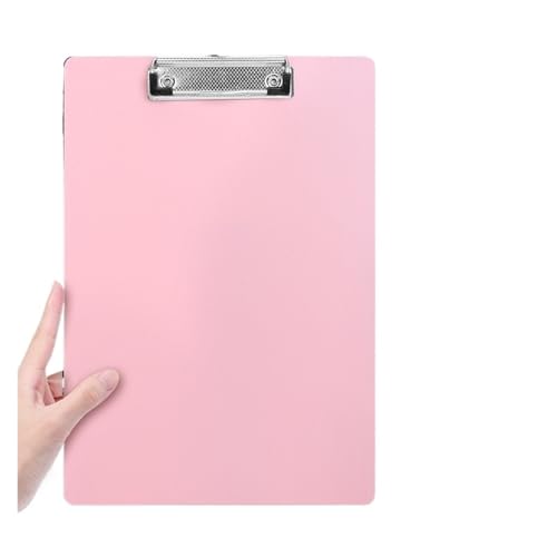 Falt die Zwischenablage A4 wasserdichte Foldover Klemmbrett Datei Ordner mit Schreibblock Packung mit 3 Multicolor(Roze) von LuMOUzhou